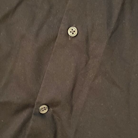 MARC NEW YORK ANDREW MARC BLACK MENS SLIM FIT BUTTON UP DRESS SHIRT - Picture 5 of 6